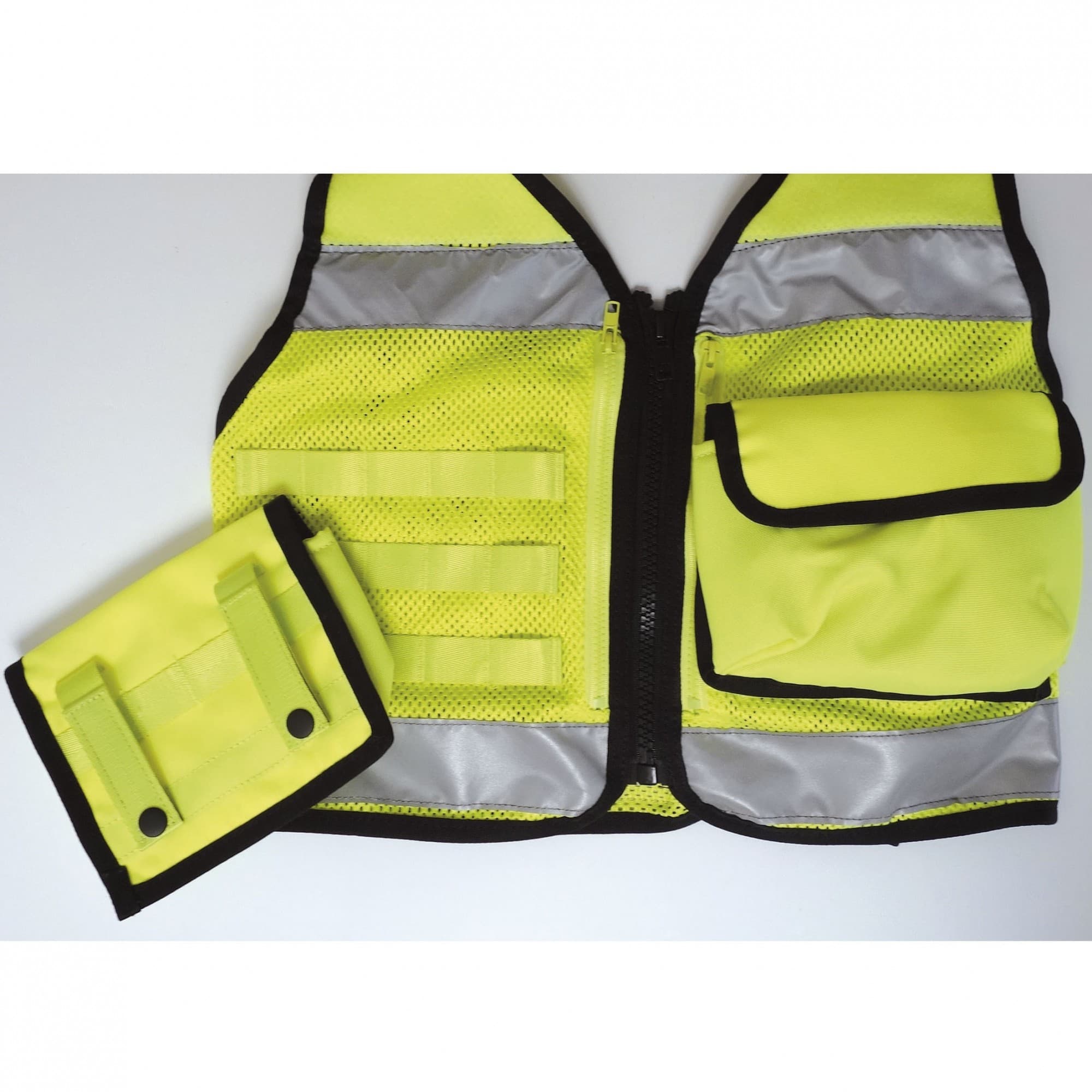 Gilet d'intervention haute visibilité en mesh jaune