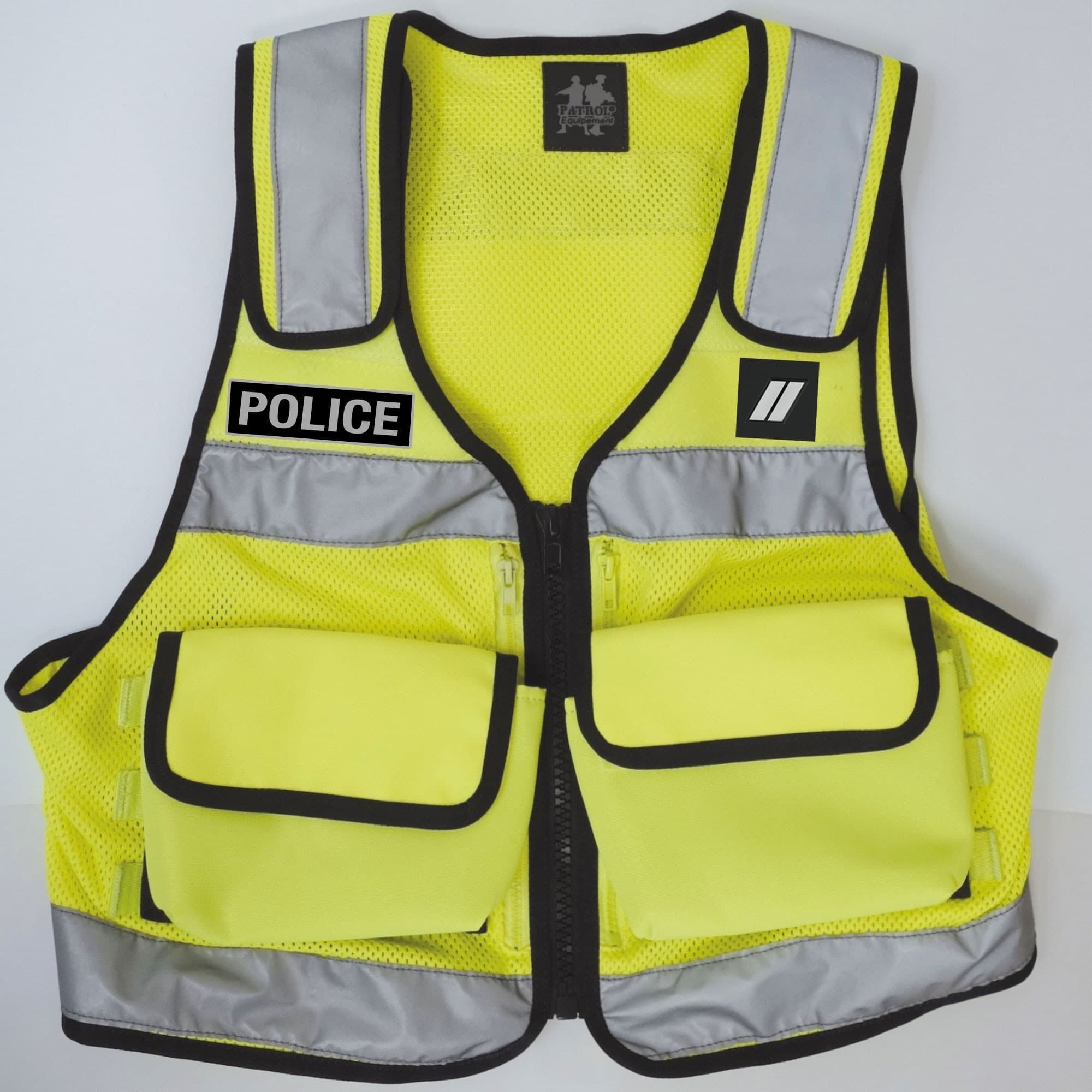 Gilet d'intervention haute visibilité en mesh jaune