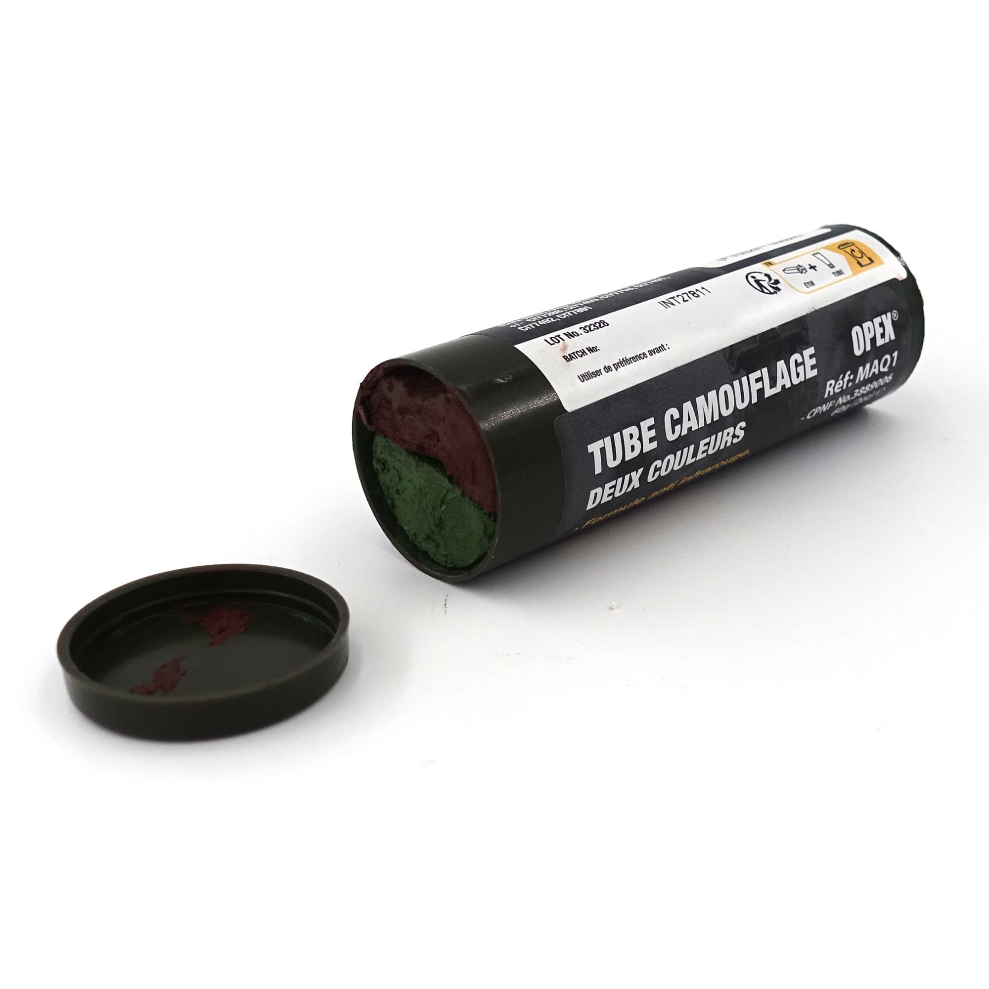 Bâton de crème camouflage 2 couleurs anti-infrarouge