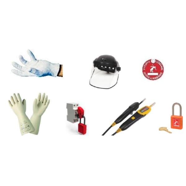 Kit habilitation BS1 Penta : gant isolant classe 00, écran anti-arc, vérificateur VAT