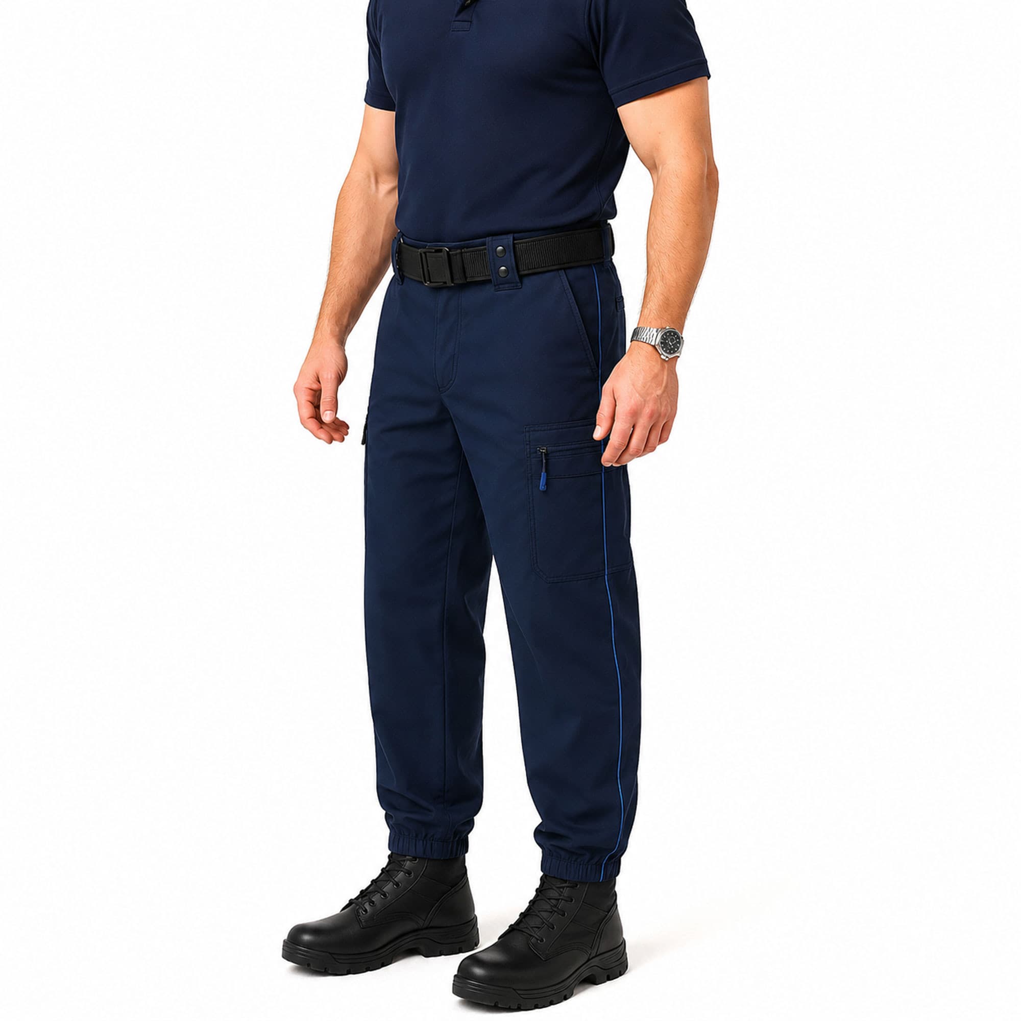 Pantalon d'intervention mat Police municipale bleu marine