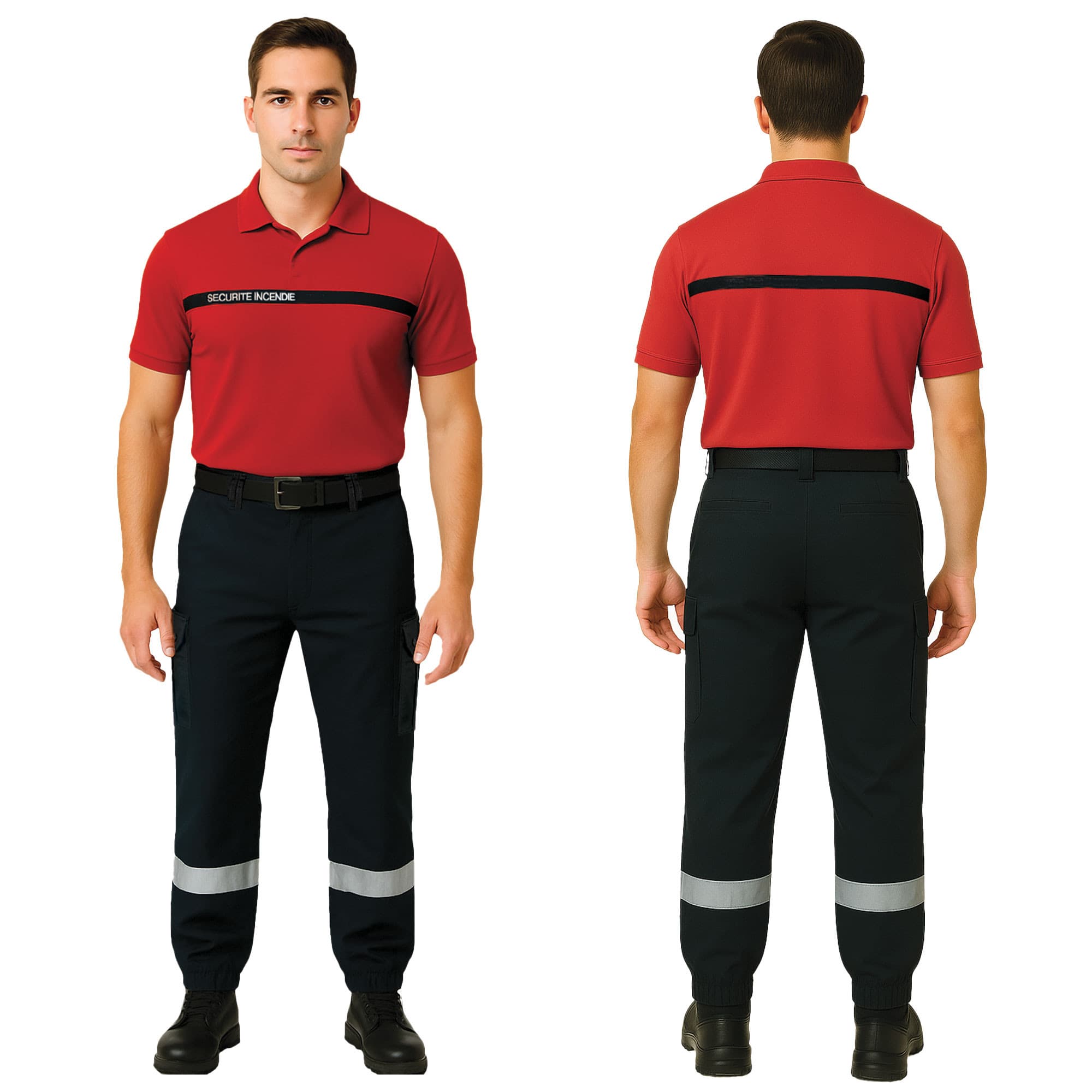 Pantalon Sécurité incendie à poches latérales noir