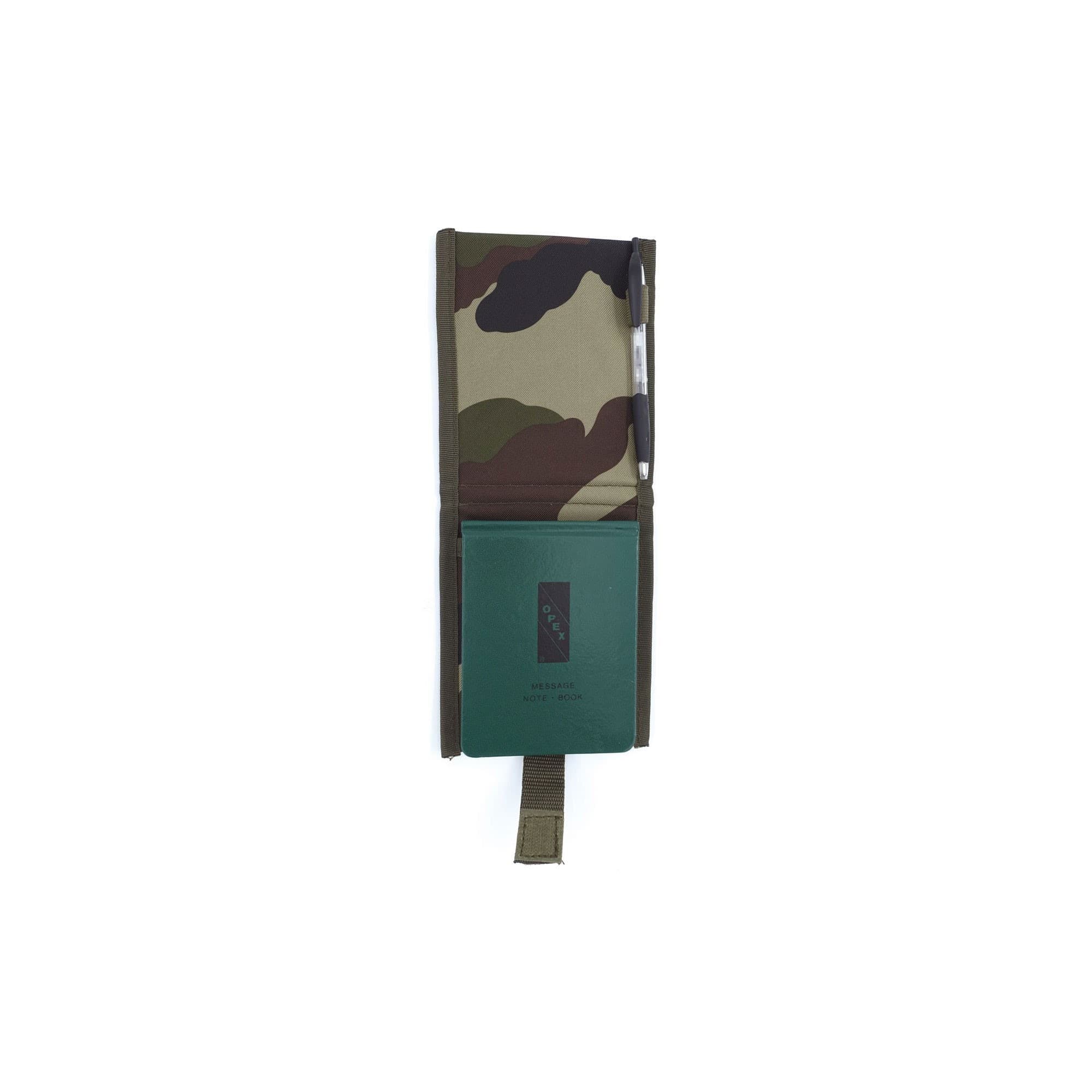 Pochette porte-bloc en polyester déperlant camouflage