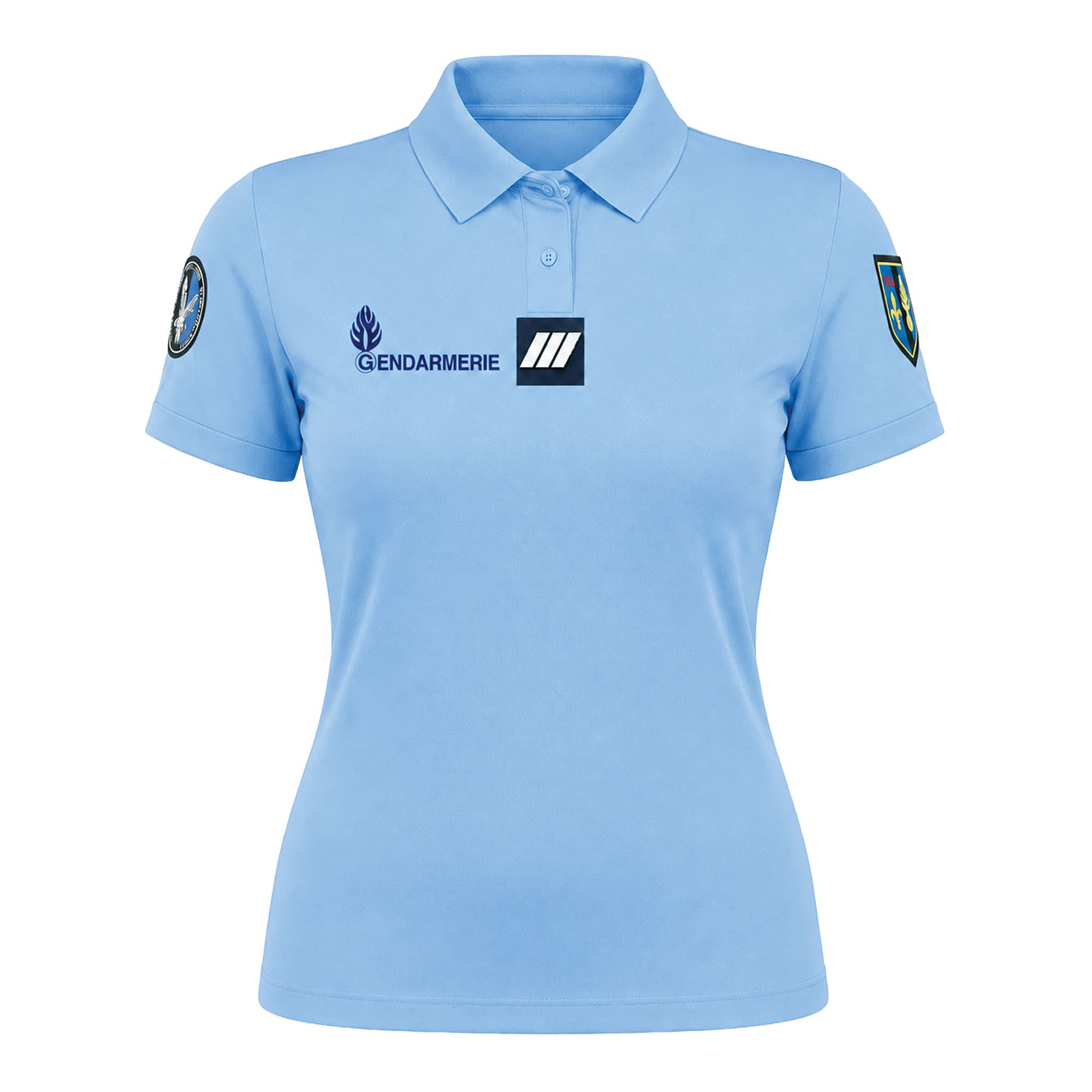 Polo Gendarmerie femme Cooldry bleu