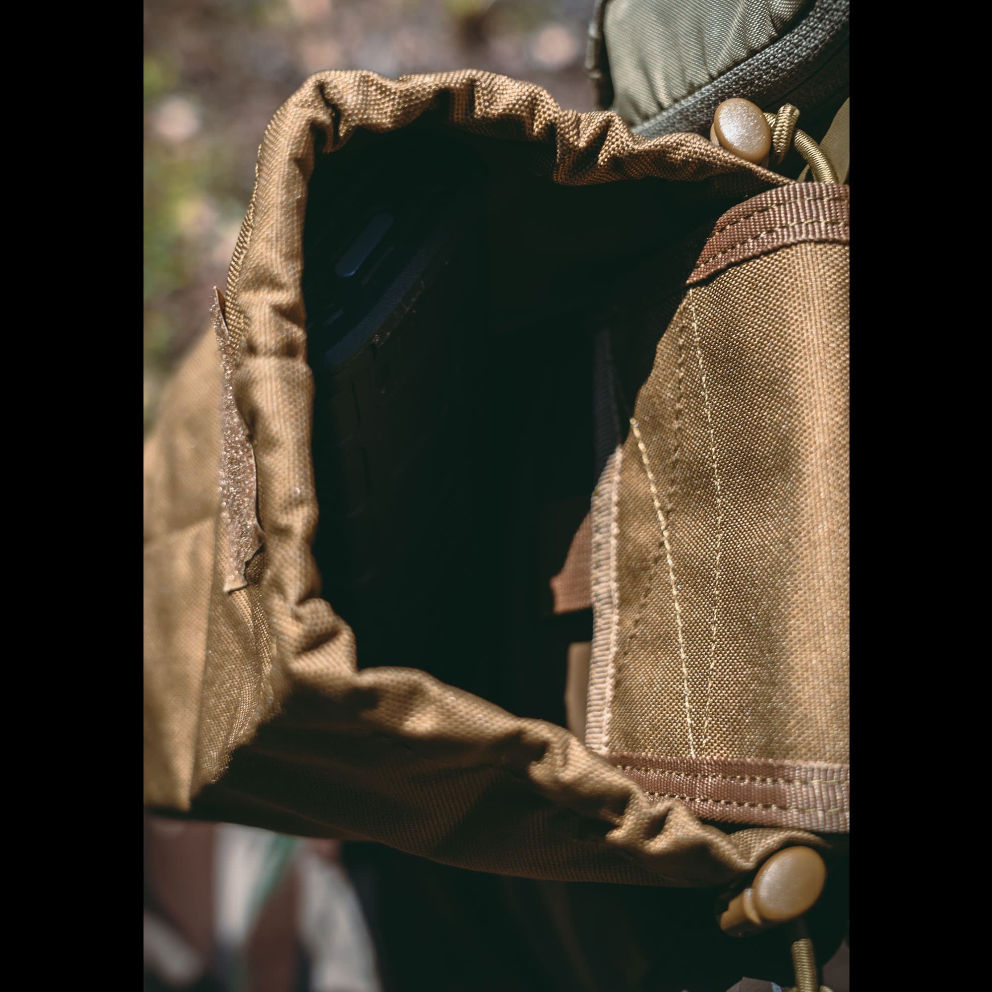 Poche vide-chargeur Molle 2 en 1 repliable en polyester 600D
