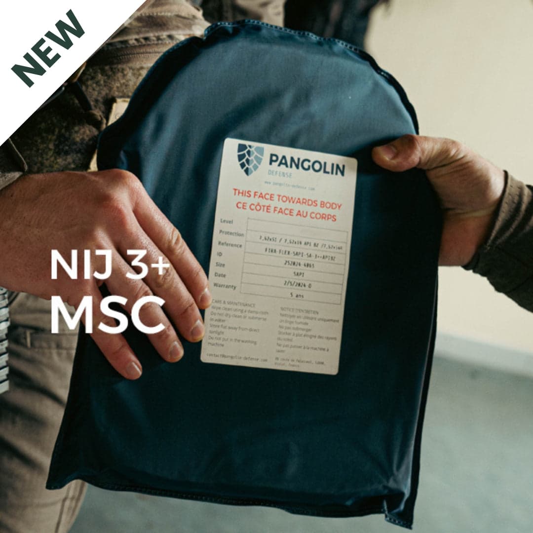 Plaque balistique flexible FI/RA FLEX™ NIJ III+ MSC