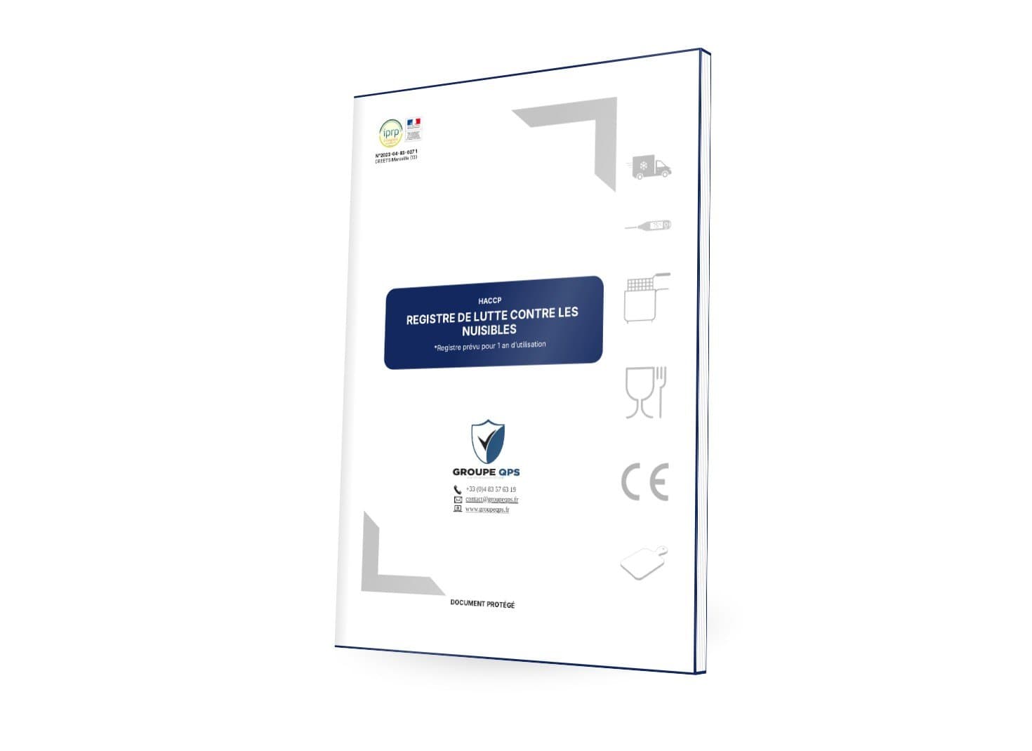 Registre de lutte contre les nuisibles – couverture