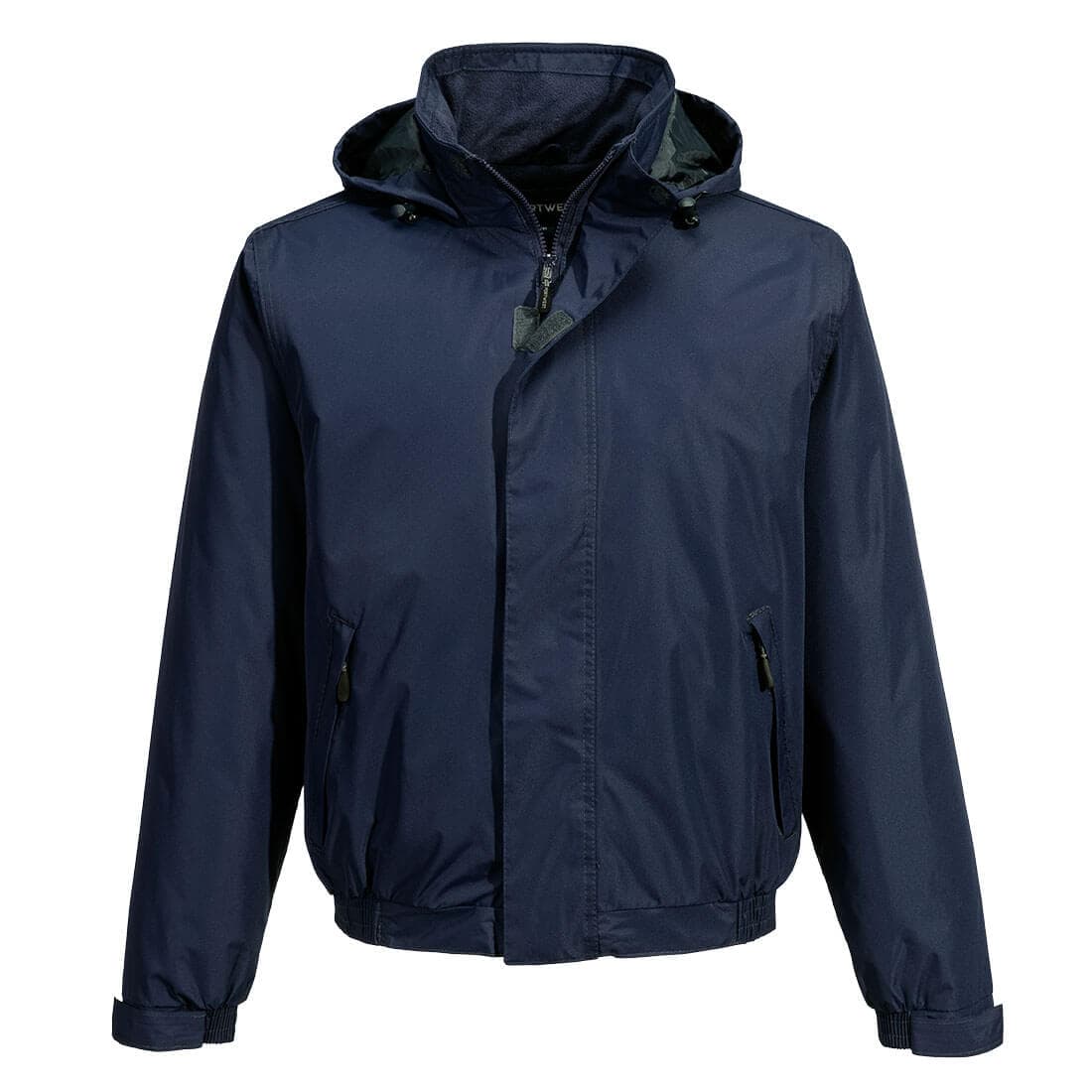 Blouson de pluie respirant Calais doublé polaire - Marine