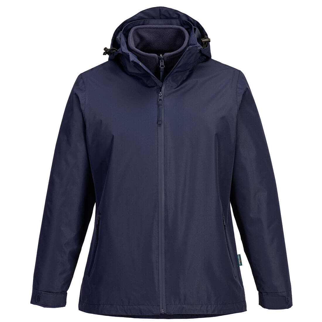Veste de travail 3 en 1 femme imperméable avec polaire amovible - Marine (NV)