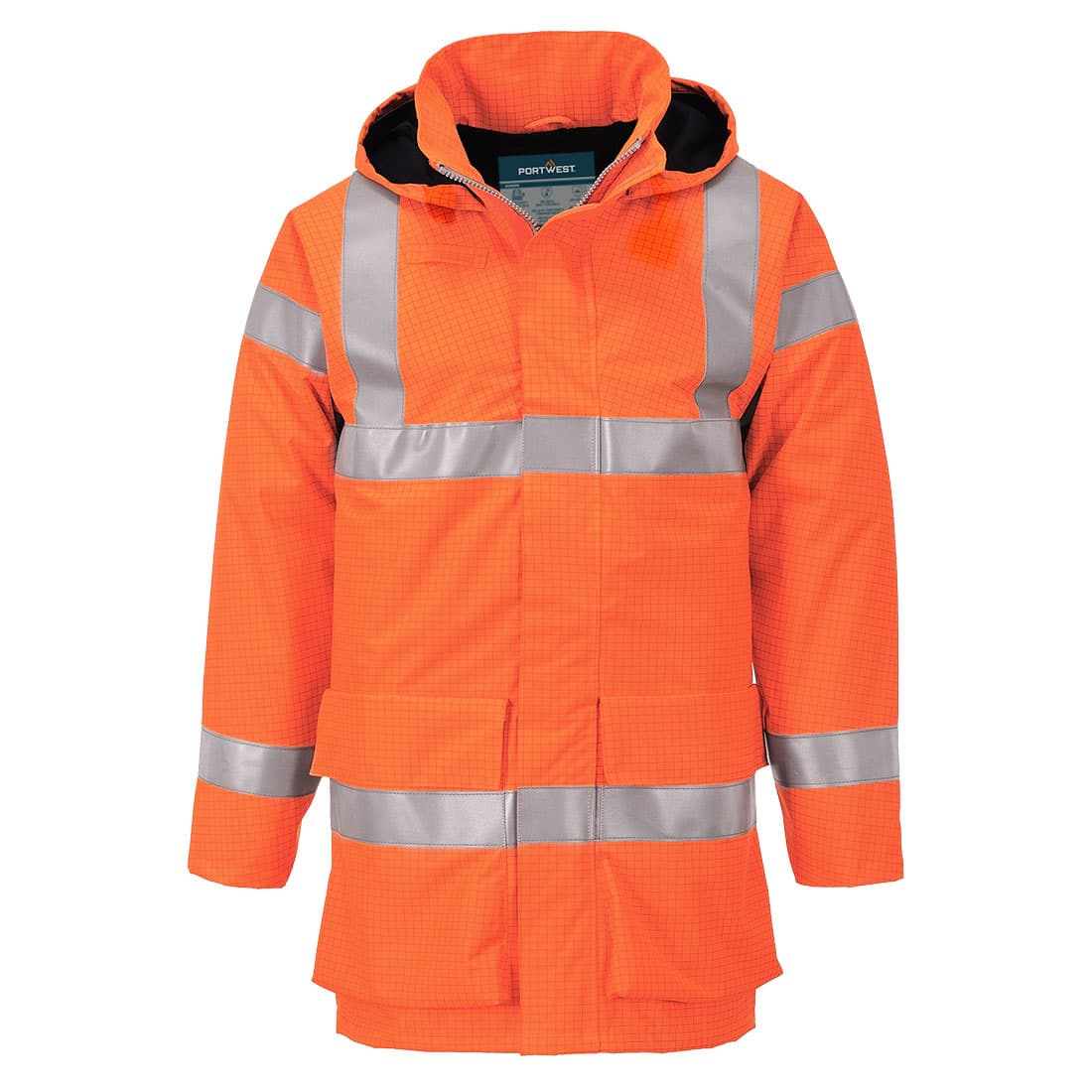Veste de pluie multirisque haute visibilité Bizflame Multi Lite - Orange