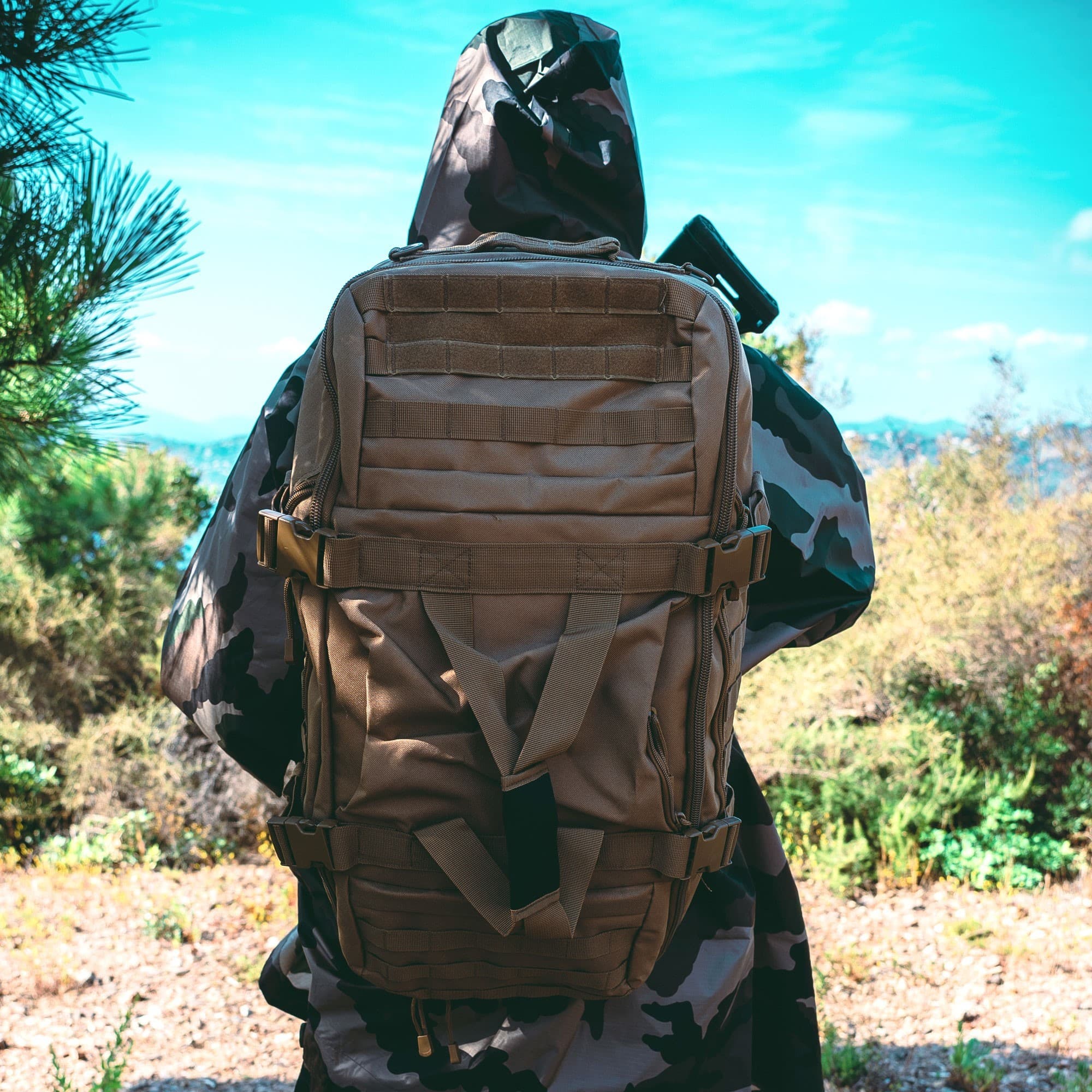 Sac à dos 3 en 1 en polyester 600D déperlant