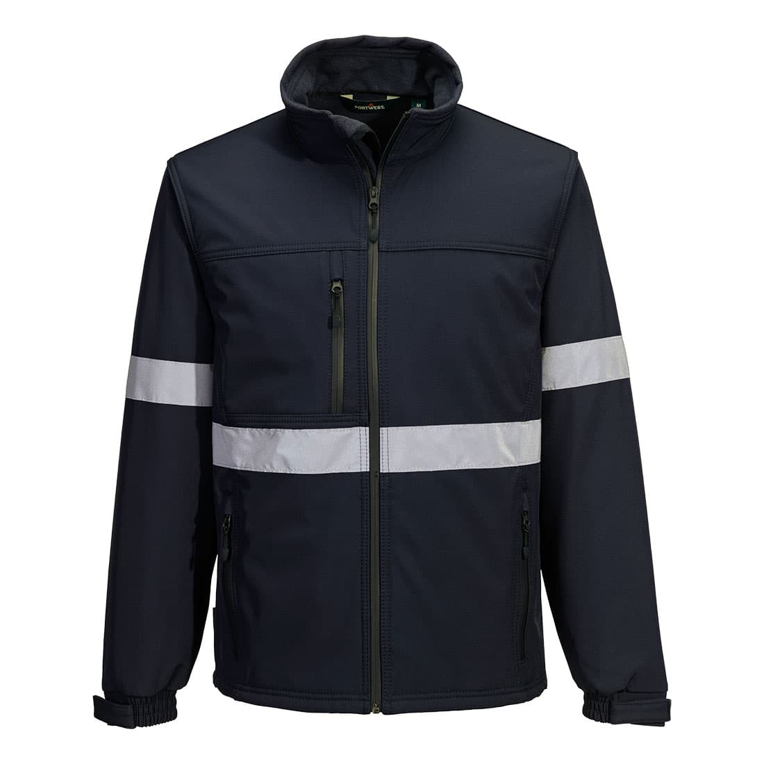 Veste softshell IONA 3 couches avec bande réfléchissante - Marine (NV)