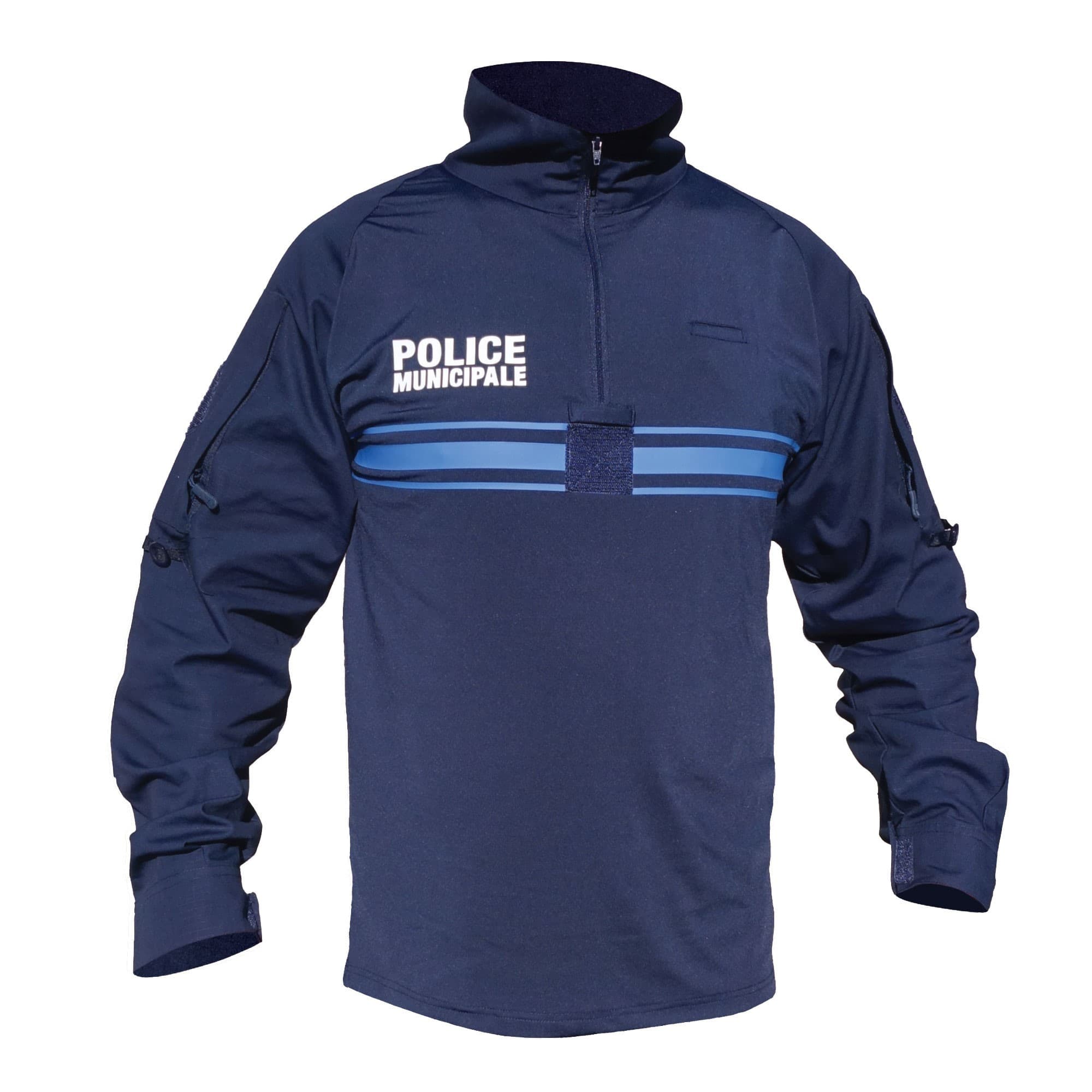 Chemise de combat type UBAS Police municipale bleu marine