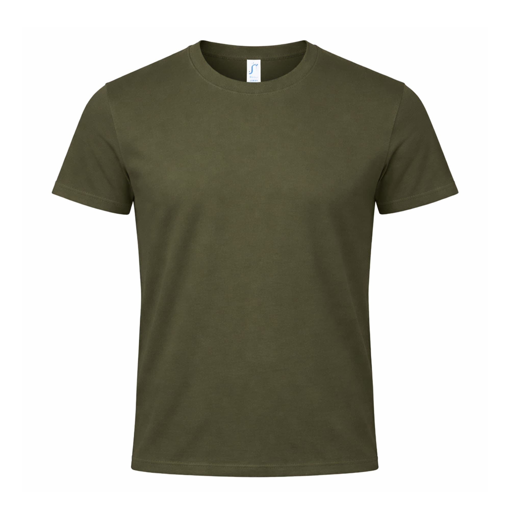 T-shirt militaire sans marquage vert armée