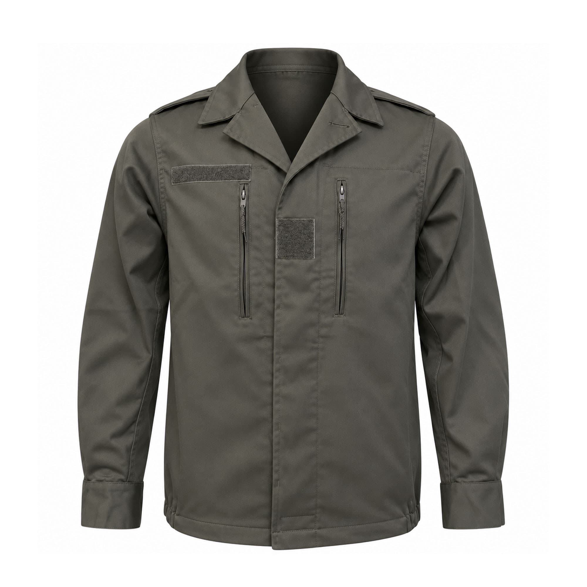 Veste militaire F2 en satin polycoton 265 g/m² kaki