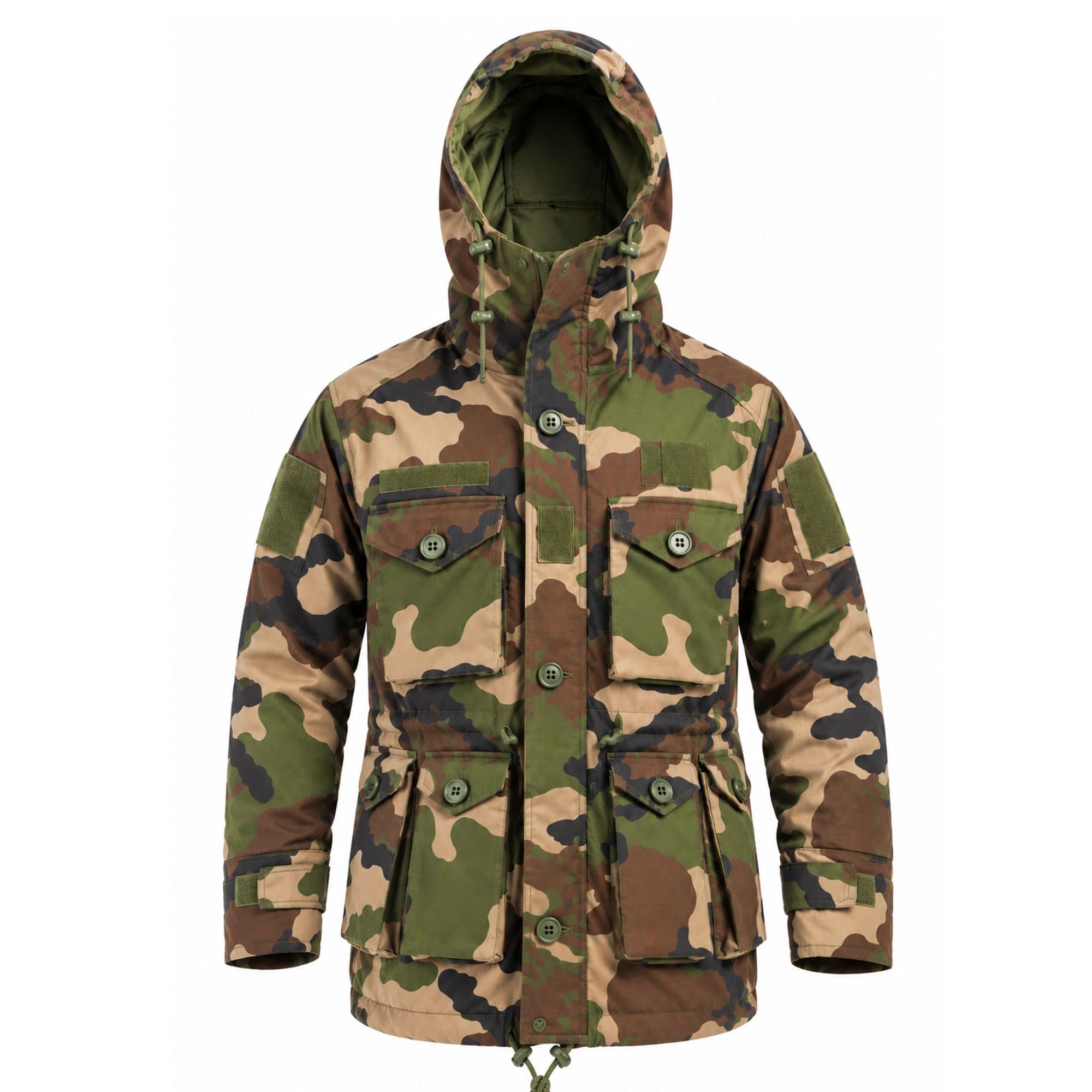 Veste Guérilla OPEX en Ripstop déperlant à capuche camouflage