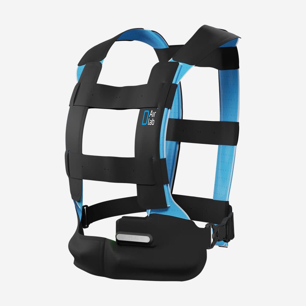 Gilet airbag WorkAir Light pour travail en hauteur sous harnais - Bleu