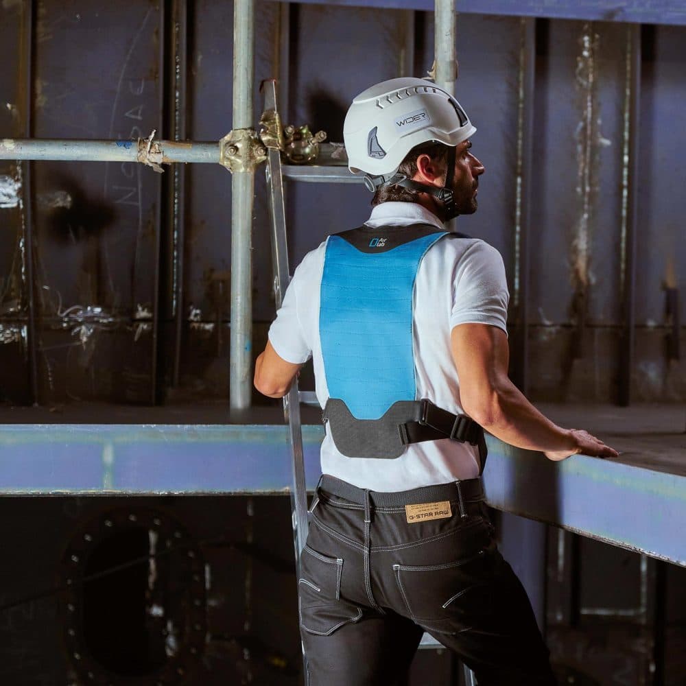 Gilet airbag WorkAir Original pour travail en hauteur - Bleu