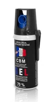 Bombe lacrymogène Gel CS 70 % CBM 50 ml