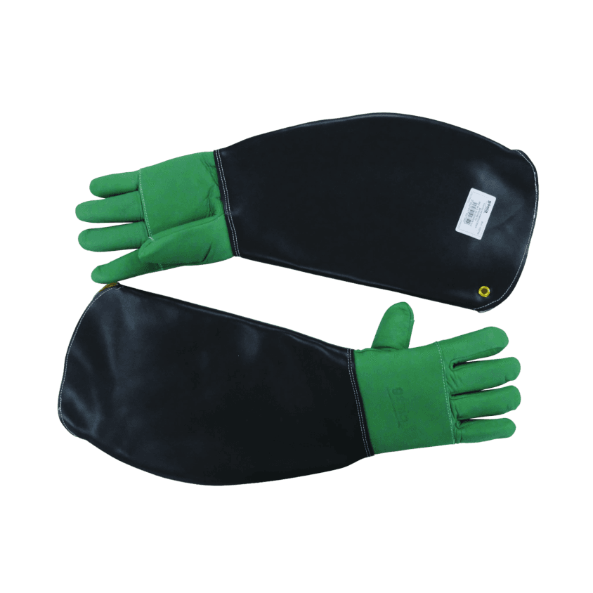 Gants de protection capture renforcés double épaisseur, tout cuir