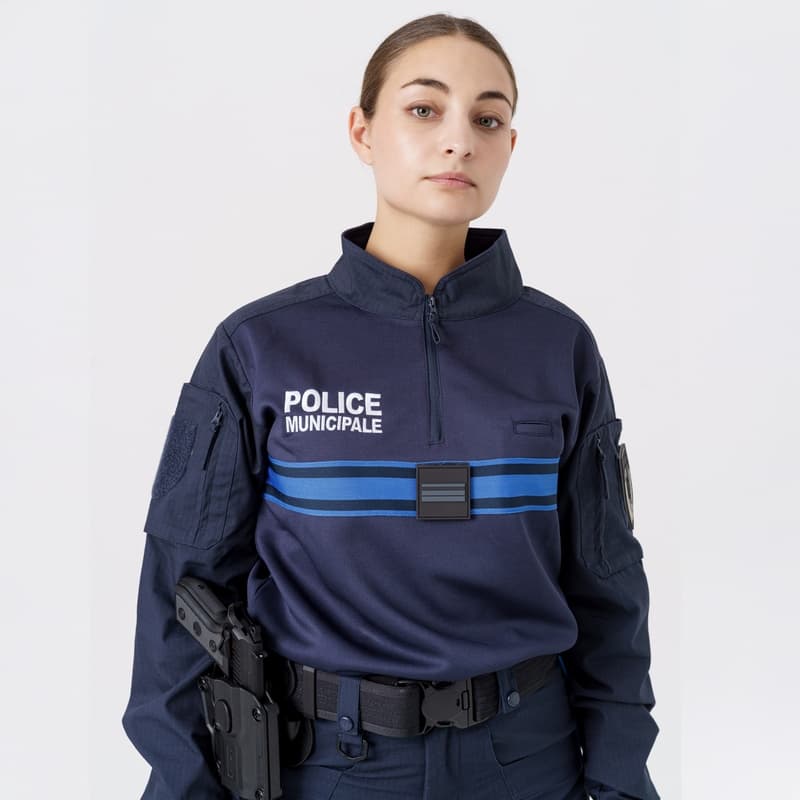 Chemise UBAS Police municipale bande gitane
