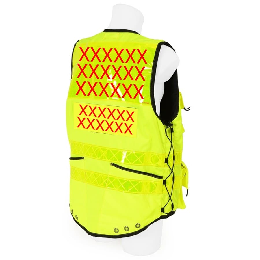 Gilet STAFF Grande Taille Jaune