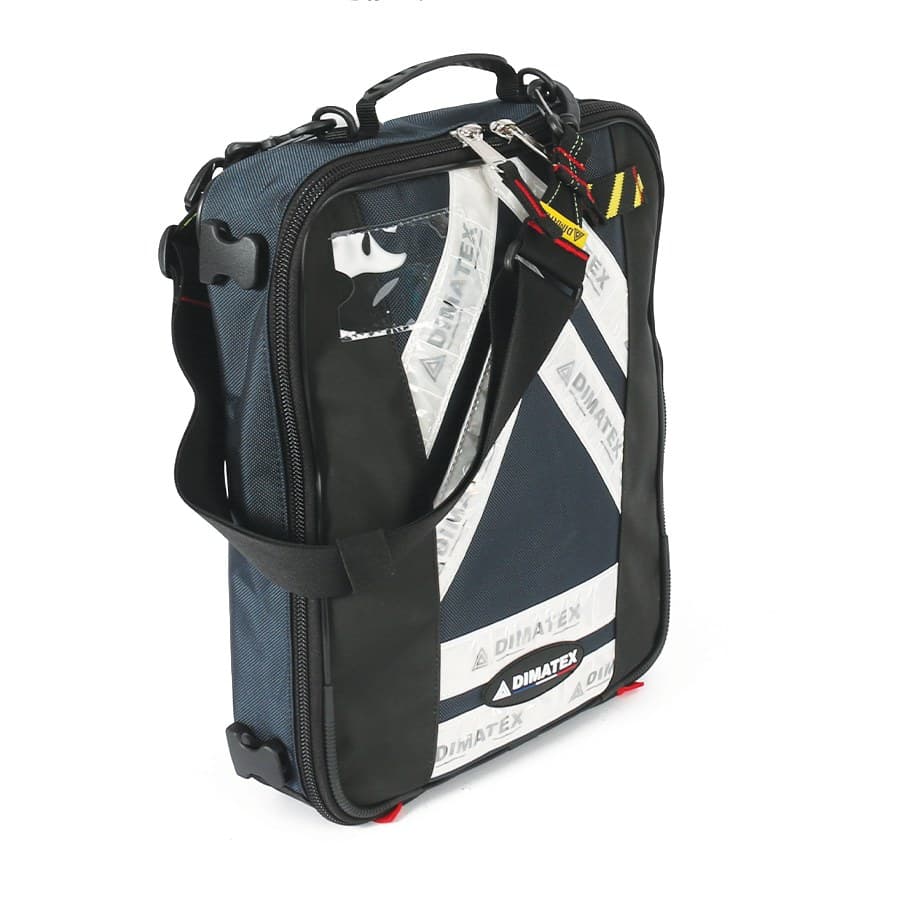 Sac d’intervention léger RAPACE Dimatex de 9,5 L, 5 pochettes CRISTAL, bleu nuit