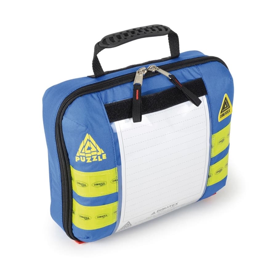 Poche polyvalente antichoc PUZZLE Bleue