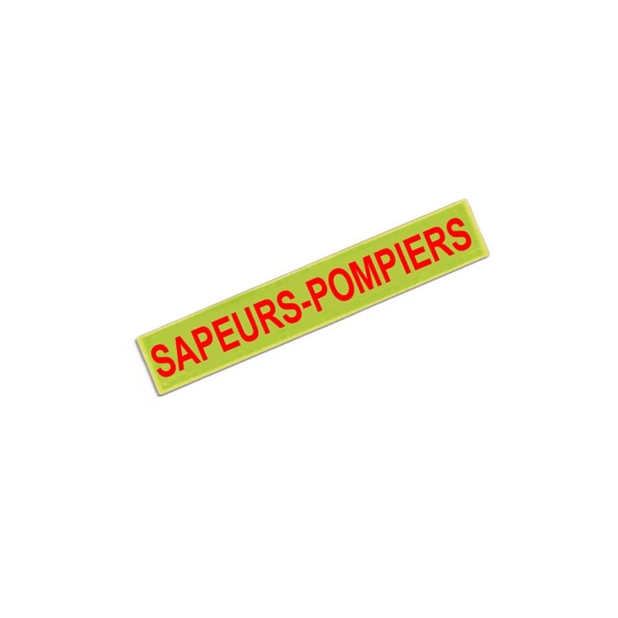 Barrette SAPEURS-POMPIERS Jaune