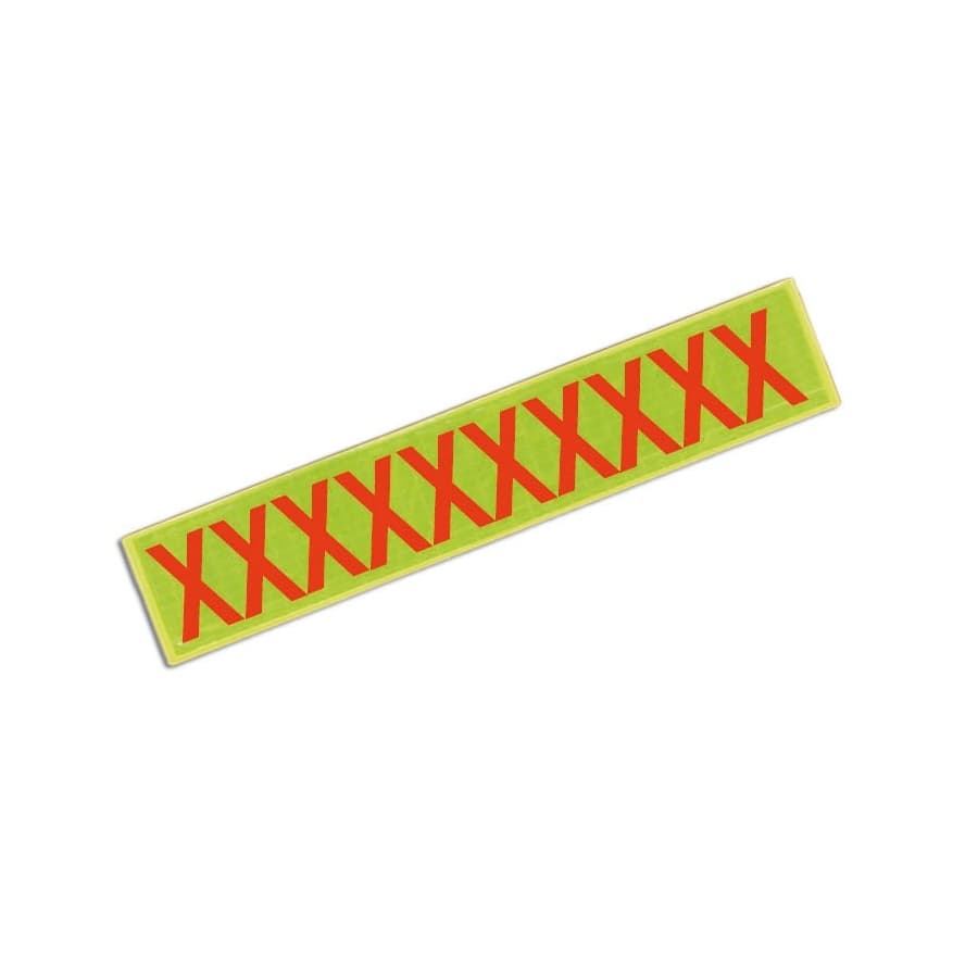 Barrette 100x20 personnalisée Jaune