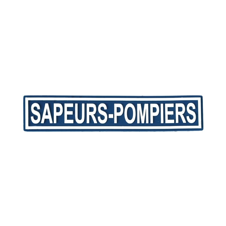 Barrette SAPEURS-POMPIERS Bleu