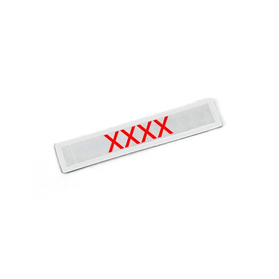Barrette personnalisée 100 × 20 Argent