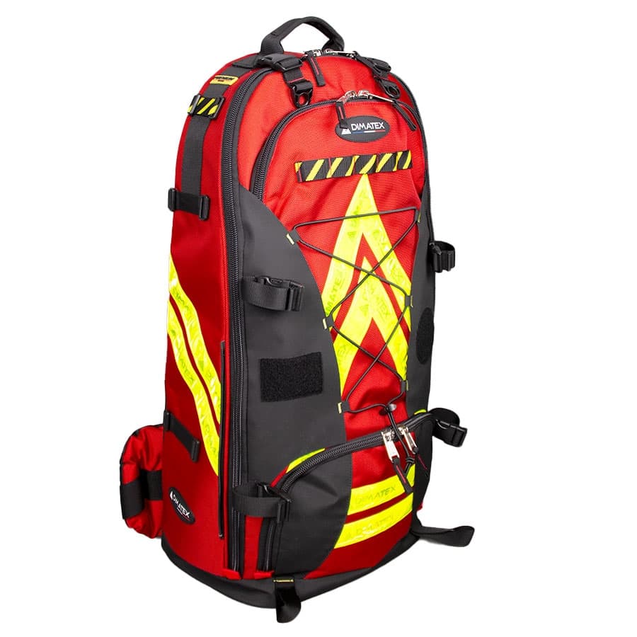 Sac de secours VERTICAL Rouge 67 L