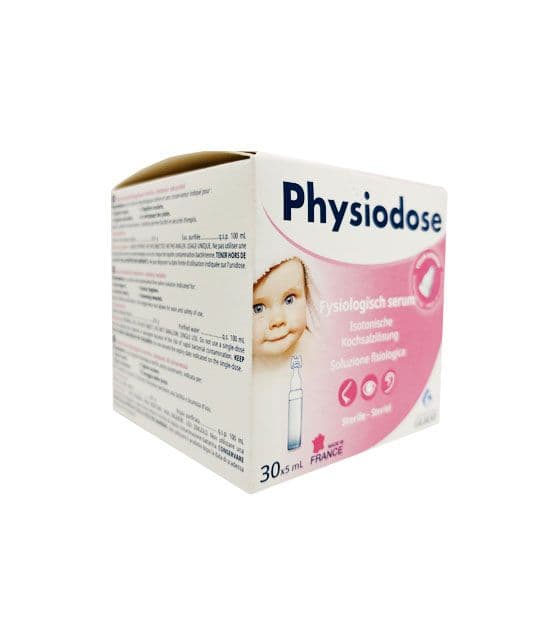 Sérum physiologique 0,9 % en 30 dosettes stériles de 5 ml