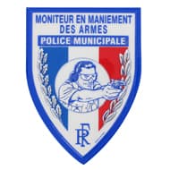 Écusson résine relief haute visibilité Police municipale – plusieurs marquages