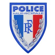 Écusson résine relief haute visibilité Police municipale – plusieurs marquages