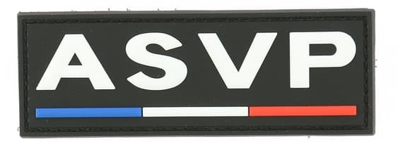 Flap PVC 3D ASVP – poitrine ou dos