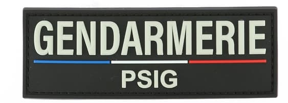 Flap PVC 3D Gendarmerie PSIG poitrine