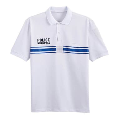 Polo Police municipale STARCOOL V2 manches courtes bande gitane