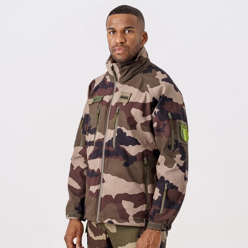 Veste softshell ORION – camouflage, coyote ou vert