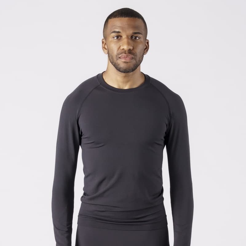 T-shirt thermique manches longues Warmflow noir
