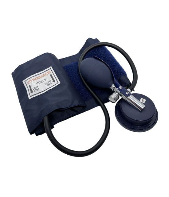 Tensiomètre anéroïde à manopoire, mesure auscultatoire, brassard nylon velcro