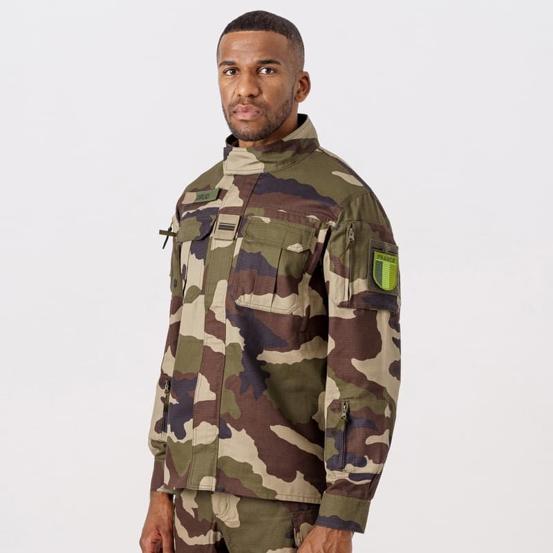Chemise de combat zippée ORION camouflage
