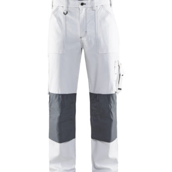 Pantalon peintre Blanc