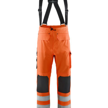 Pantalon de pluie HV niveau 3 Orange fluo