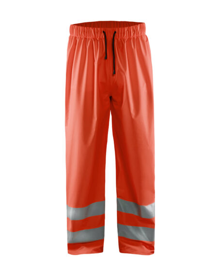 Pantalon de pluie HV niveau 1 Rouge fluo