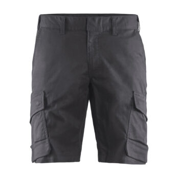 Short Industrie stretch 2D Gris Moyen/Noir