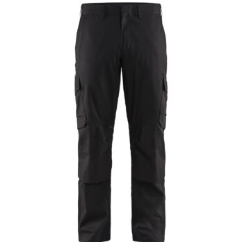 Pantalon industrie avec poches genouillères stretch 2D Noir