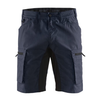 Short maintenance +stretch Marine foncé/Noir