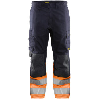 Pantalon multinormes inhérent Marine/Orange fluo